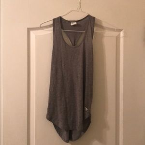 Pink twist back tank